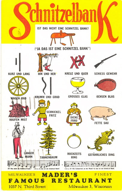 Mader's Famous Restaurant, Milwaukee, WI - Carey's Emporium