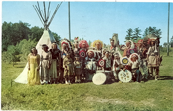 Group of Chippewa Indian Dancers, Minocqua, WI - Carey's Emporium