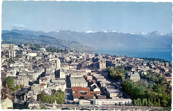 Vue Generale Aerienne, Lausanne-Ouchy - Carey's Emporium