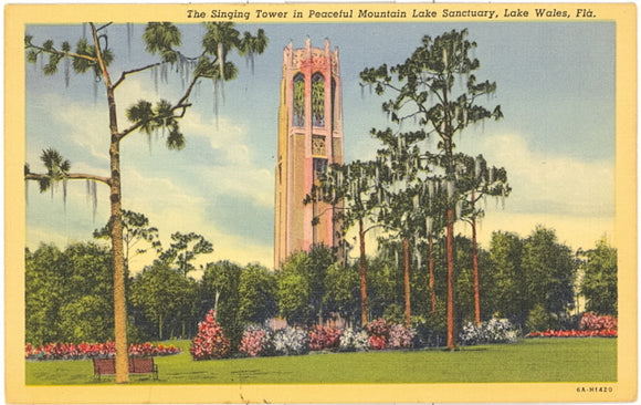 The Singing Tower in Peaceful Mountain Lake Sanctuary, Lake Wales, FL - Carey's Emporium