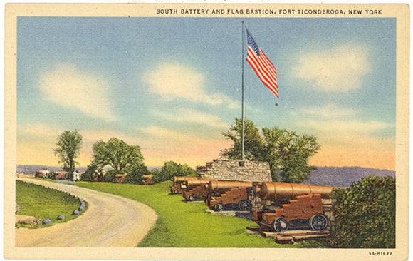 South Battery and Flag Bastion, Fort Ticonderoga, NY - Carey's Emporium