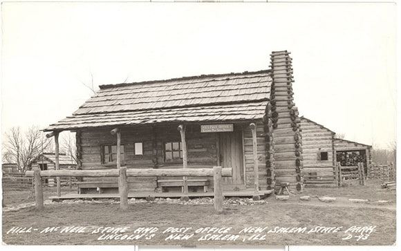 Hill-McNeil Store and Post Office, New Salem State Park, Lincolns New Salem, IL - Carey's Emporium