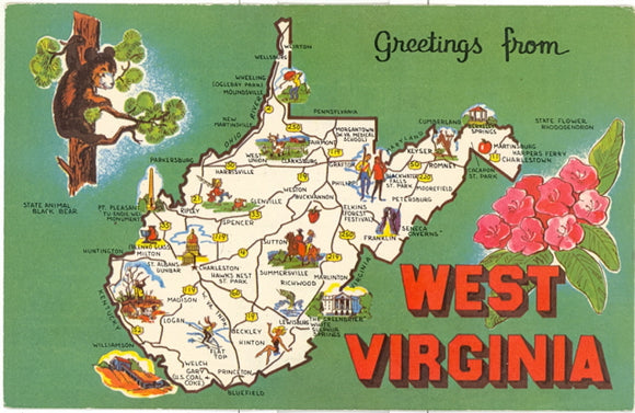 Greetings From West Virginia - Carey's Emporium