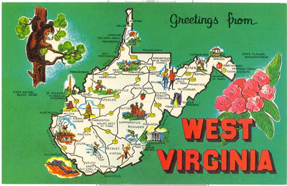 Greetings From West Virginia - Carey's Emporium