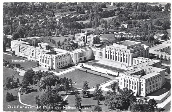 Le Palais des Nations, Unies, Geneve - Carey's Emporium