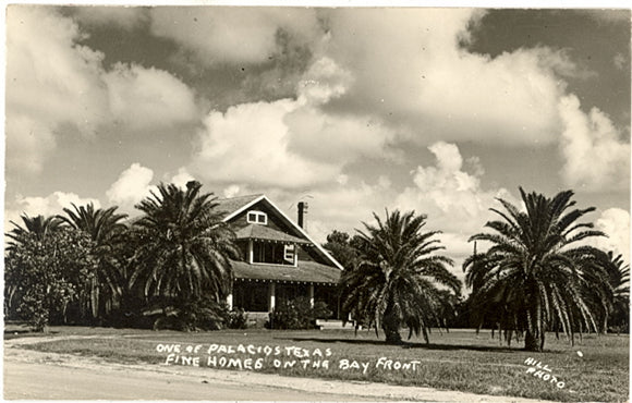 One of the Fine Homes on the Bay Front, Palacios, TX - Carey's Emporium
