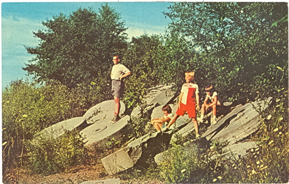 Michigan thumb Scenery, Abandoned Grindstones, once a large industry here, Grindstone City, MI - Carey's Emporium