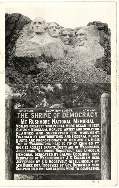The Shrine of Democracy, Mount Rushmore National Memorial, SD - Carey's Emporium
