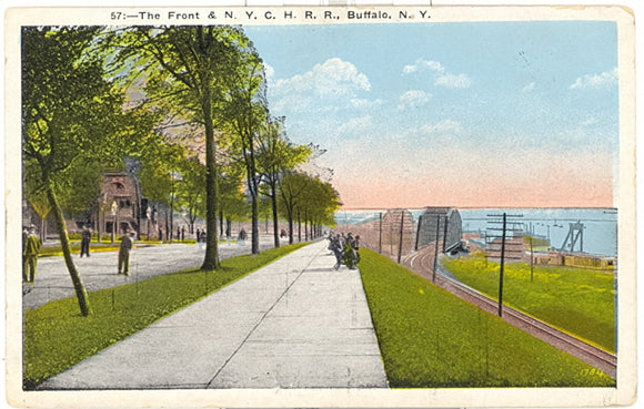 The Front and N. Y. C. H. R. R., Buffalo, NY - Carey's Emporium