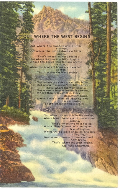 Out Where The West Begins - Carey's Emporium