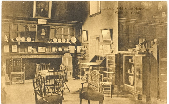 Interior of Old Stone House, Guilford, CT - Carey's Emporium