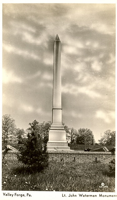 Lt. John Waterman Monument, Valley Forge, PA - Carey's Emporium