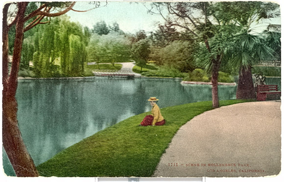 Scene in Hollenbeck Park, Los Angeles, CA - Carey's Emporium