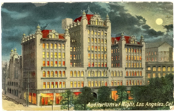 Auditorium at Night, Los Angeles, CA - Carey's Emporium