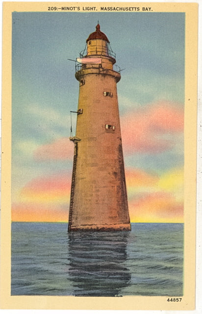 Minot's Ledge Light, Boston, MA - Carey's Emporium