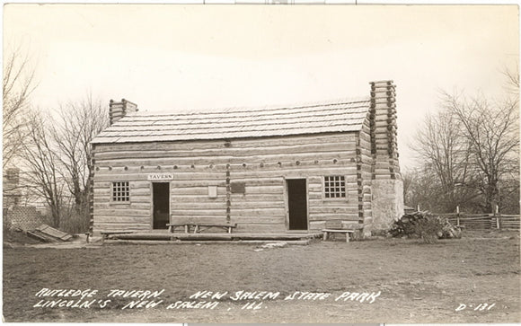 Rutledge Tavern, New Salem State Park, Lincolns New Salem, IL - Carey's Emporium