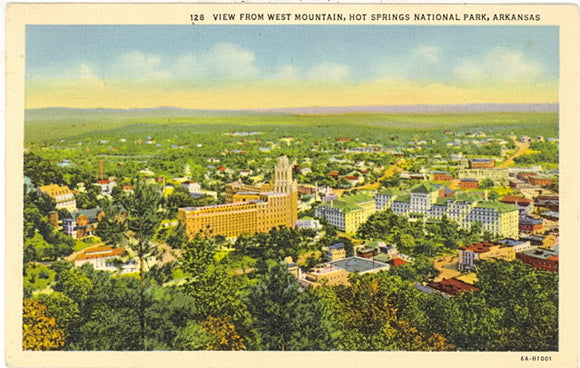 View from West Mountain, Hot Springs National Park, AR - Carey's Emporium