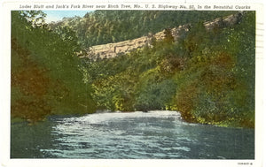 Loder Bluff and Jack's Fork River near Birch Tree, MO - Carey's Emporium