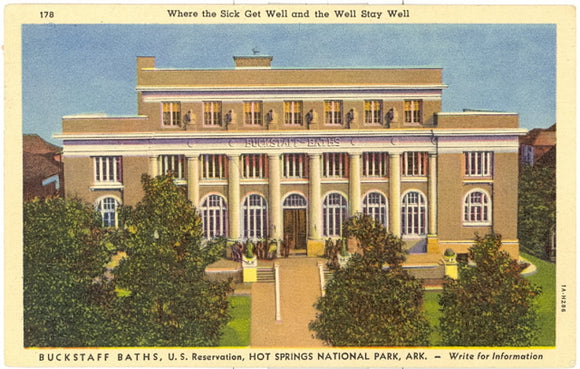Buckstaff Baths, US Reservation, Hot Springs National Park - Carey's Emporium