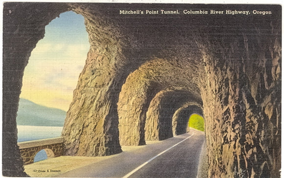 Mitchell's Point Tunnel, Columbia River Highway, OR - Carey's Emporium