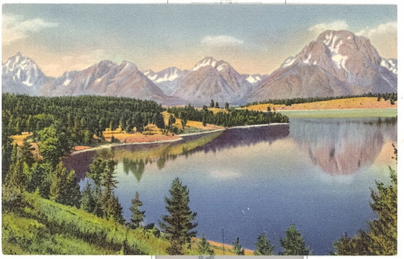 Teton Range From Jackson Lake, Grand Teton National Park - Carey's Emporium