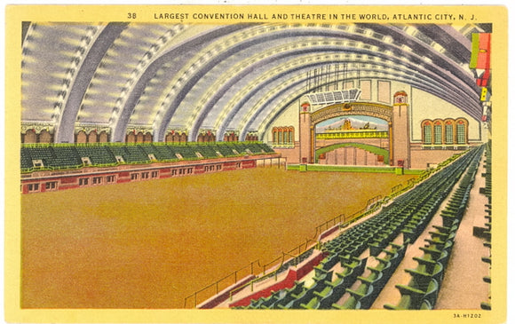 Largest Convention Hall and Theatre in the World, Atlantic City, NJ - Carey's Emporium