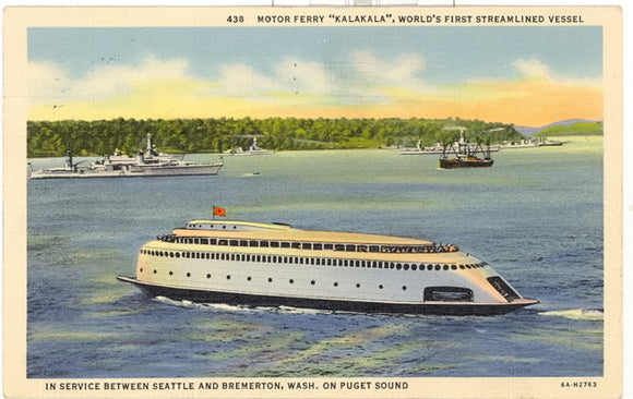 Motor Ferry Kalakala, Seattle, WA - Carey's Emporium