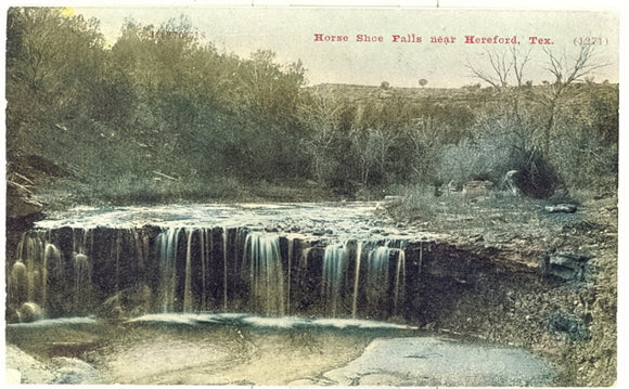 Horse Shoe Falls near Hereford, TX - Carey's Emporium