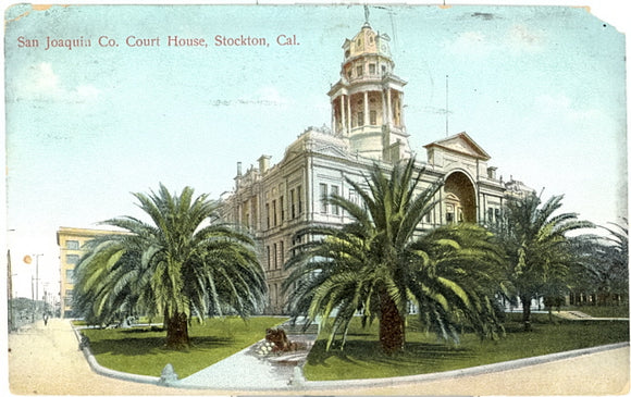 San Joaquia Co. Court House, Stockton, CA - Carey's Emporium