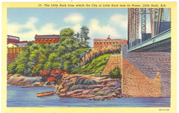 The Little Rock from which the City of Little Rock took its Name, Little Rock, AR - Carey's Emporium