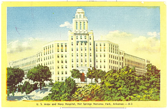 U. S. Army and Navy Hospital, Hot Springs National Park, Arkansas - Carey's Emporium