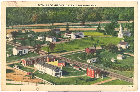 Air View, Greenfield Village, Dearborn, MI - Carey's Emporium