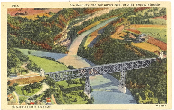 The Kentucky and Dix Rivers Meet at High Bridge, KY - Carey's Emporium