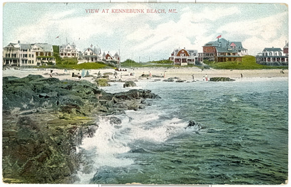 View at Kennebunk Beach, ME - Carey's Emporium
