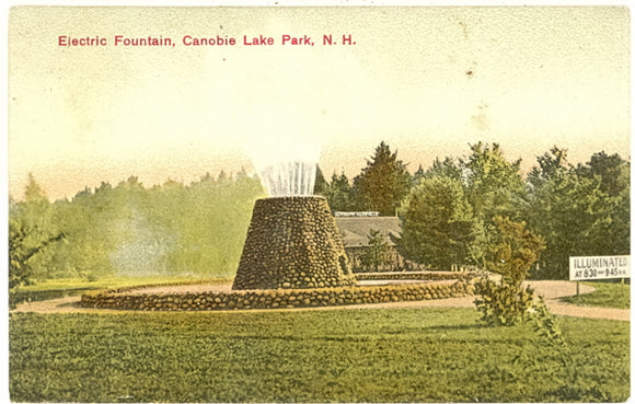 Electric Fountain, Canobie Lake Park, Salem, NH - Carey's Emporium