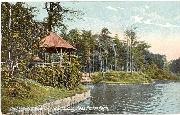 View from Boat Landing, Ross Fenton Farm, Deal Lake, NJ - Carey's Emporium
