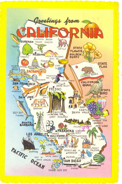 Greetings From California - Carey's Emporium