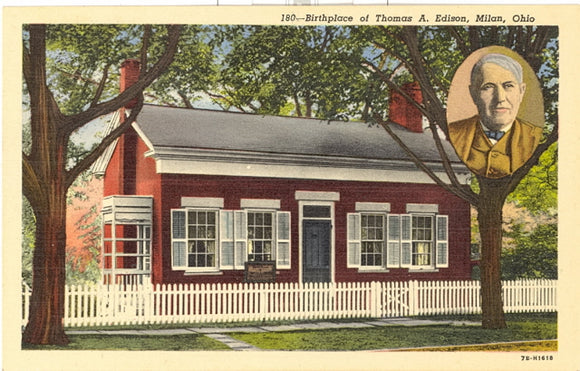 Birthplace of Thomas A. Edison, Milan, OH - Carey's Emporium
