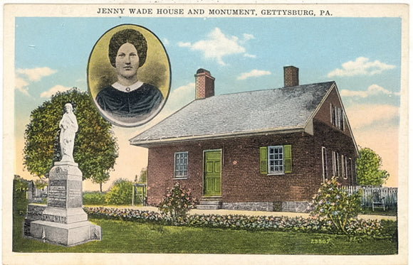 Jenny Wade House and Monument, Gettysburg, PA - Carey's Emporium