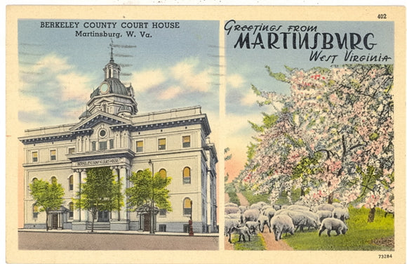 Berkeley County Court House and Greetings From Martinsburg, WV - Carey's Emporium