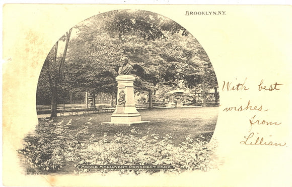 Moore Monument, Prospect Park, Brooklyn, NY - Carey's Emporium