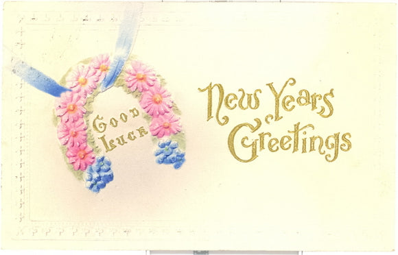 New Years Greetings, Good Luck - Carey's Emporium
