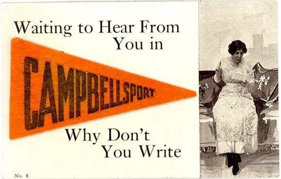 Waiting to Hear From You in Campbellsport Why Don't You Write - Carey's Emporium