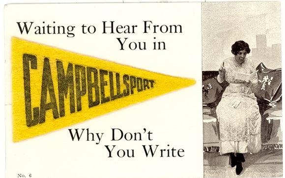 Waiting to Hear From You in Campbellsport Why Don't You Write - Carey's Emporium