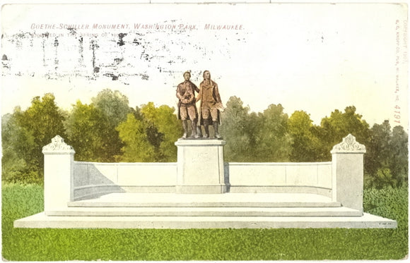 Goethe-Schiller Monument, Washington Park, Milwaukee, WI - Carey's Emporium