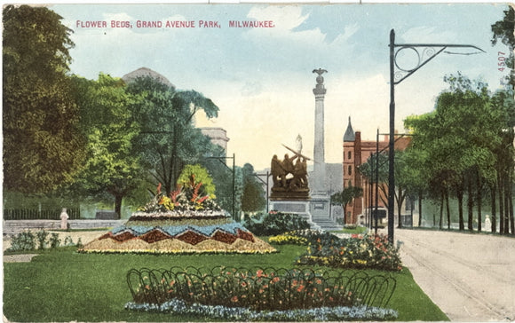 Flower Beds, Grand Avenue Park, Milwaukee, WI - Carey's Emporium