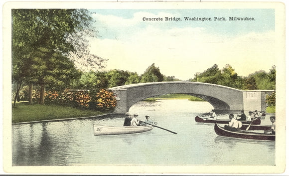 Concrete Bridge, Washington Park, Milwaukee, WI - Carey's Emporium