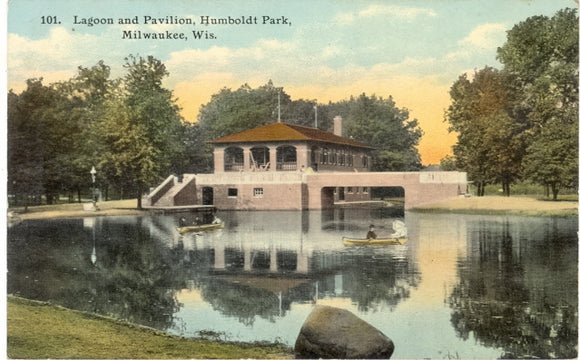 Humboldt Park Lagoon and Pavilion, Milwaukee, WI - Carey's Emporium