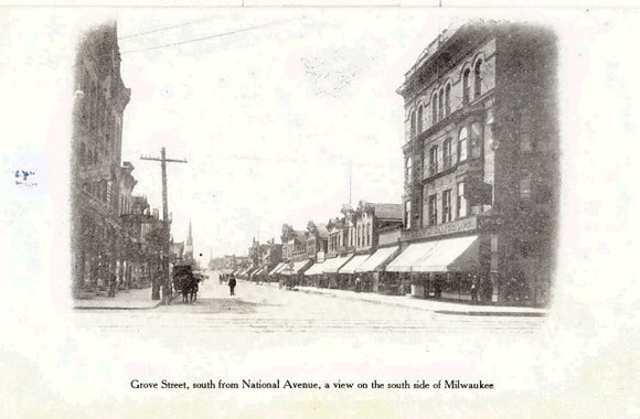 Grove Street, south from National Avenue, a view on the south side of Milwaukee, WI - Carey's Emporium