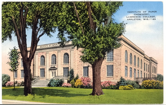 Lawrence College Institute of Paper Chemistry, Appleton, WI - Carey's Emporium